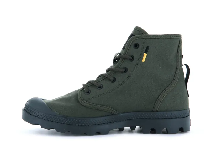 PALLADIUM PAMPA HI HTG SUPPLY Olive Night Women Boots PALLADIUM PAMPA HI HTG SUPPLY Olive Night Women Boots