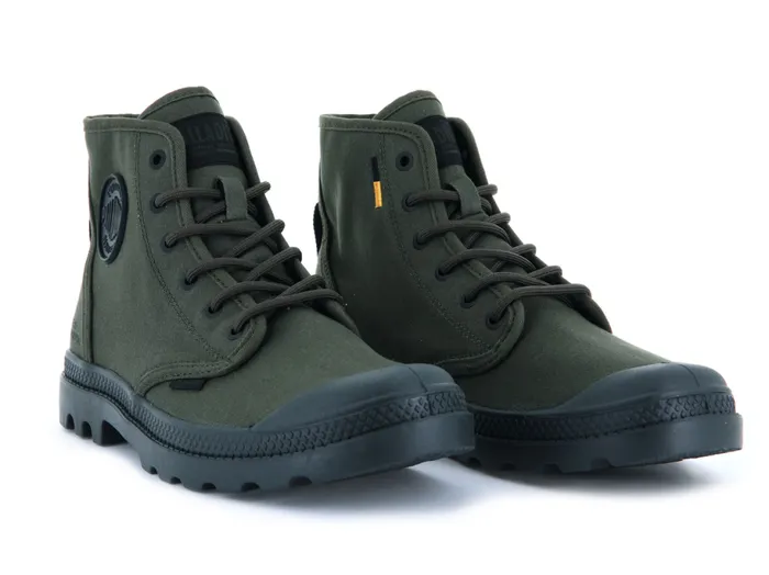 PALLADIUM PAMPA HI HTG SUPPLY Olive Night Women Boots PALLADIUM PAMPA HI HTG SUPPLY Olive Night Women Boots
