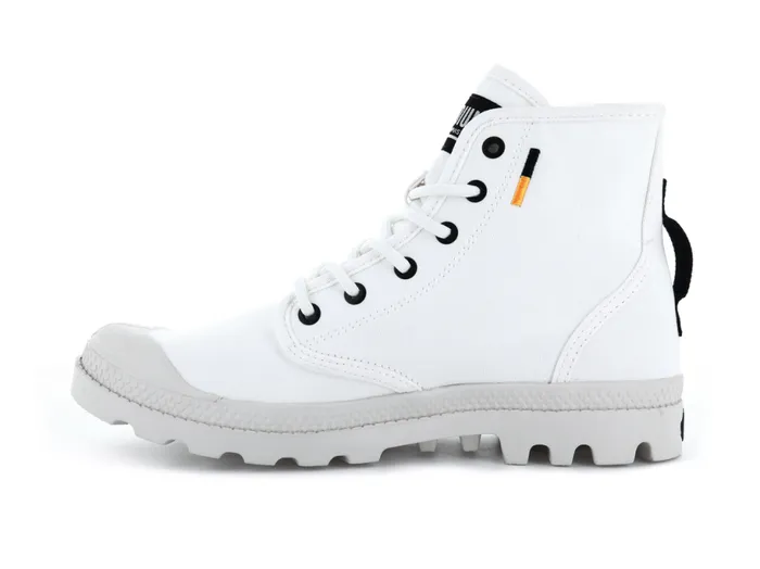 PALLADIUM PAMPA HI HTG SUPPLY Star White Women Boots PALLADIUM PAMPA HI HTG SUPPLY Star White Women Boots