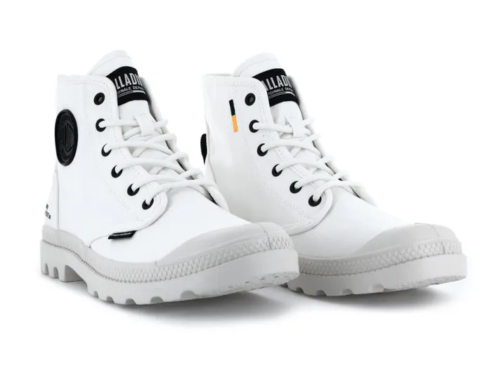 PALLADIUM PAMPA HI HTG SUPPLY Star White Women Boots PALLADIUM PAMPA HI HTG SUPPLY Star White Women Boots