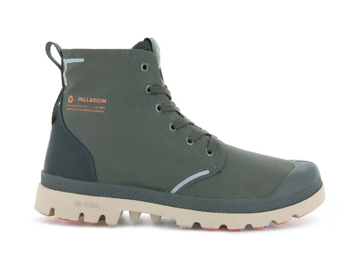 PALLADIUM PAMPA LITE RECYCLE WP Olive Nightbeluga Men Boots