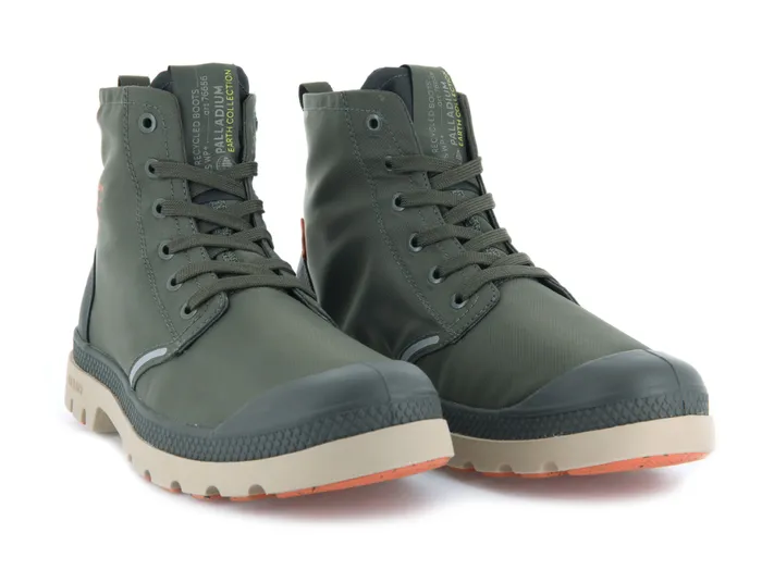 PALLADIUM PAMPA LITE RECYCLE WP Olive Nightbeluga Men Boots PALLADIUM PAMPA LITE RECYCLE WP Olive Nightbeluga Men Boots
