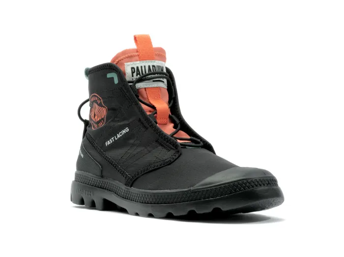 PALLADIUM PAMPA TRAVEL LITE RS Black Kids Boots PALLADIUM PAMPA TRAVEL LITE RS Black Kids Boots