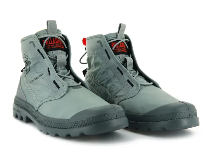 PALLADIUM PAMPA TRAVEL LITE Slate Gray Men Boots PALLADIUM PAMPA TRAVEL LITE Slate Gray Men Boots