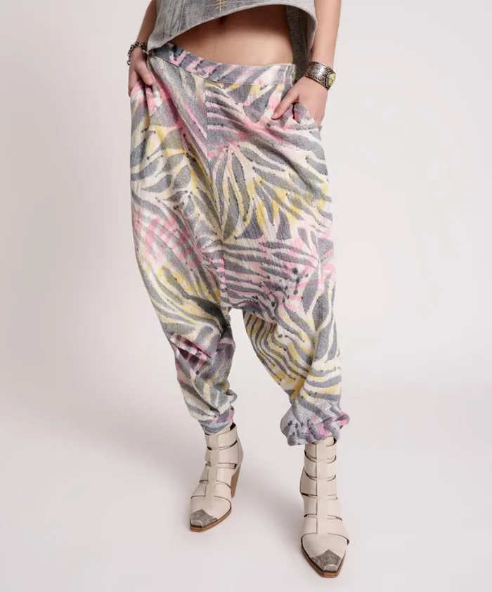 PALM ISLAND DRIFTER HAREM PANTS Women One Teaspoon Bottoms PALM ISLAND DRIFTER HAREM PANTS Women One Teaspoon Bottoms