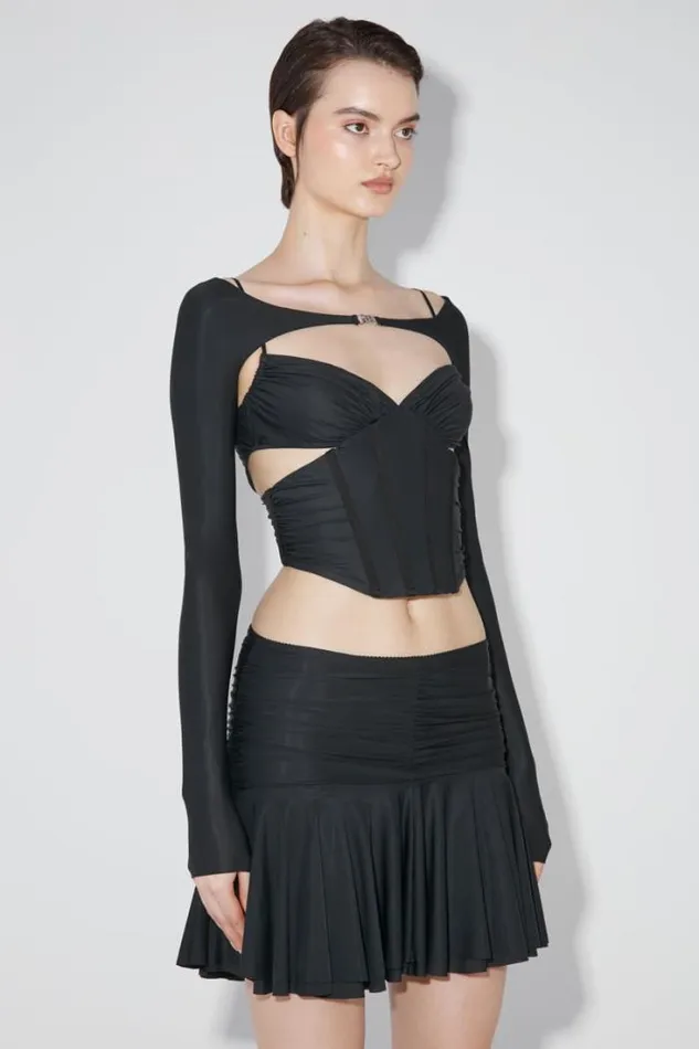 Pandora Shrug Black Women MISBHV Tops