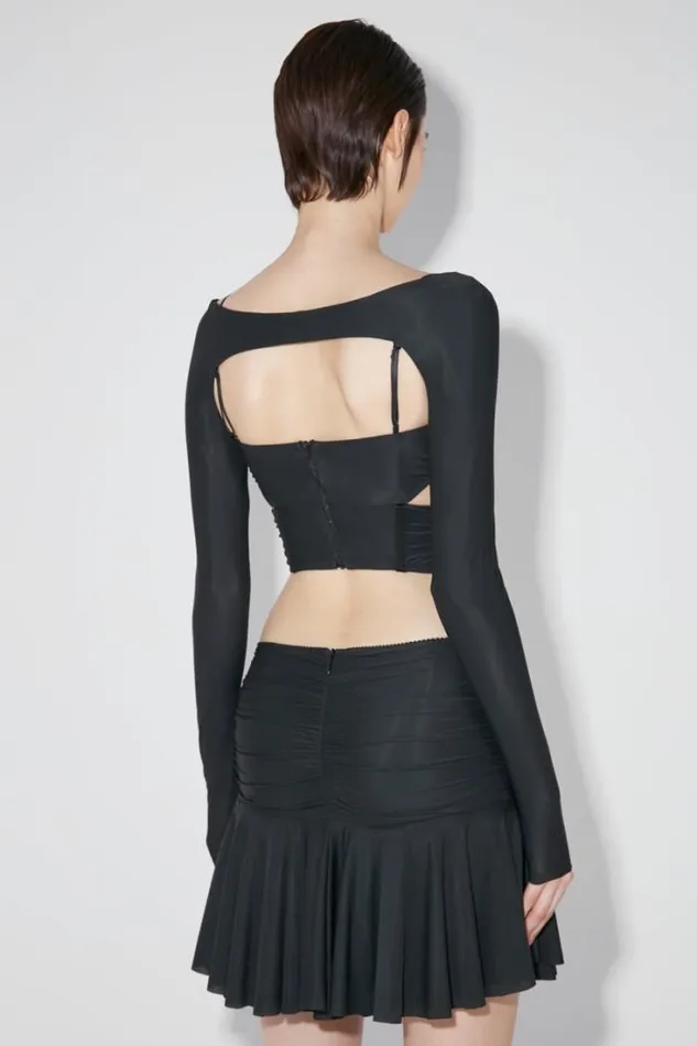 Pandora Shrug Black Women MISBHV Tops
