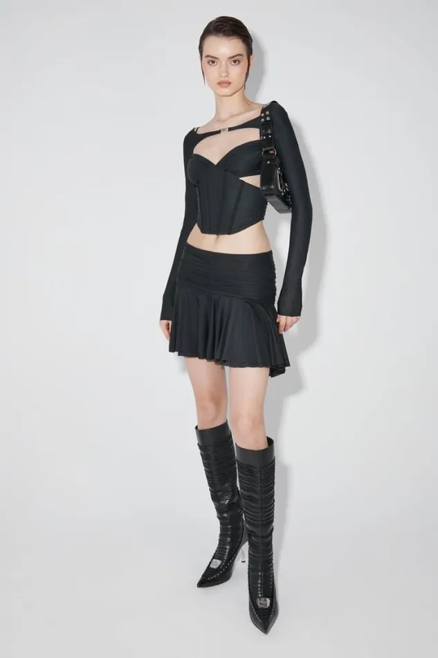Pandora Shrug Black Women MISBHV Tops