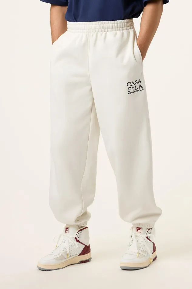 Pants and Shorts Women Fila CASA FILA Country Club Jogger 920 Gardenia Pants and Shorts Women Fila CASA FILA Country Club Jogger 920 Gardenia