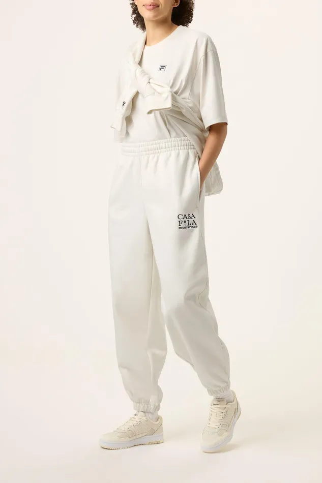 Pants and Shorts Women Fila CASA FILA Country Club Jogger 920 Gardenia Pants and Shorts Women Fila CASA FILA Country Club Jogger 920 Gardenia