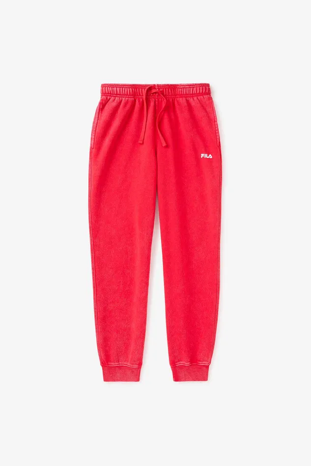 Pants and Shorts Women Fila Sportstyle Linear Logo Jogger 611 Fila Redwhite