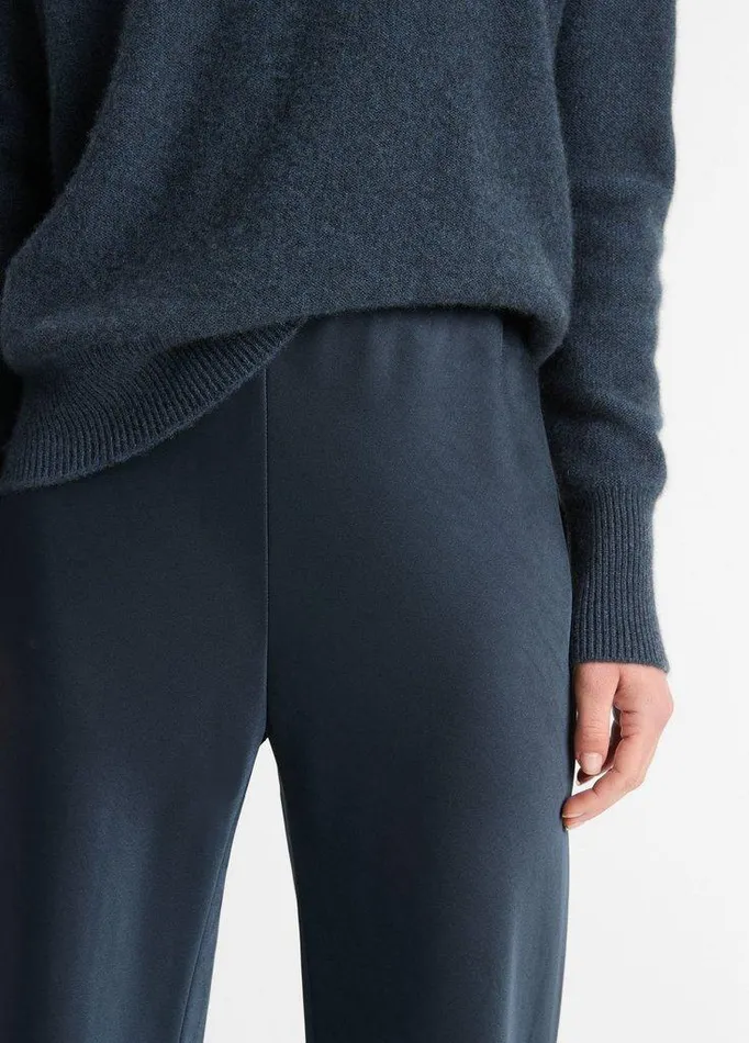 Pants and Shorts Women Vince Fluid Satin Bias Pant Dark Tide Pants and Shorts Women Vince Fluid Satin Bias Pant Dark Tide