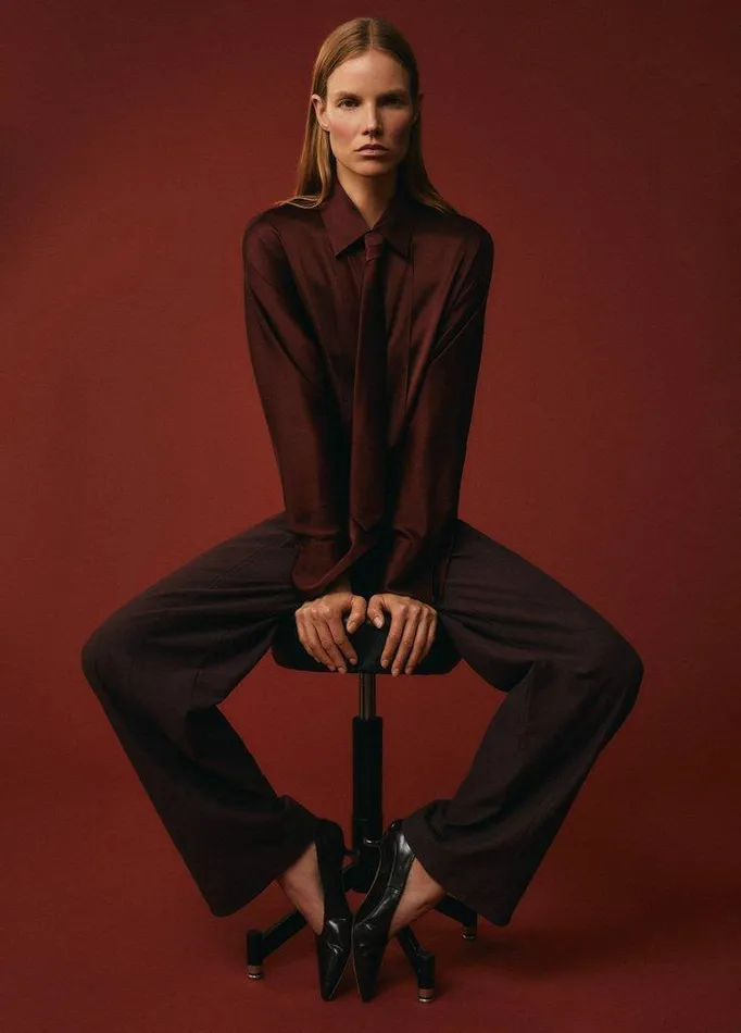 Pants and Shorts Women Vince Italian CottonWool Utility Pant Cherry Night Pants and Shorts Women Vince Italian CottonWool Utility Pant Cherry Night