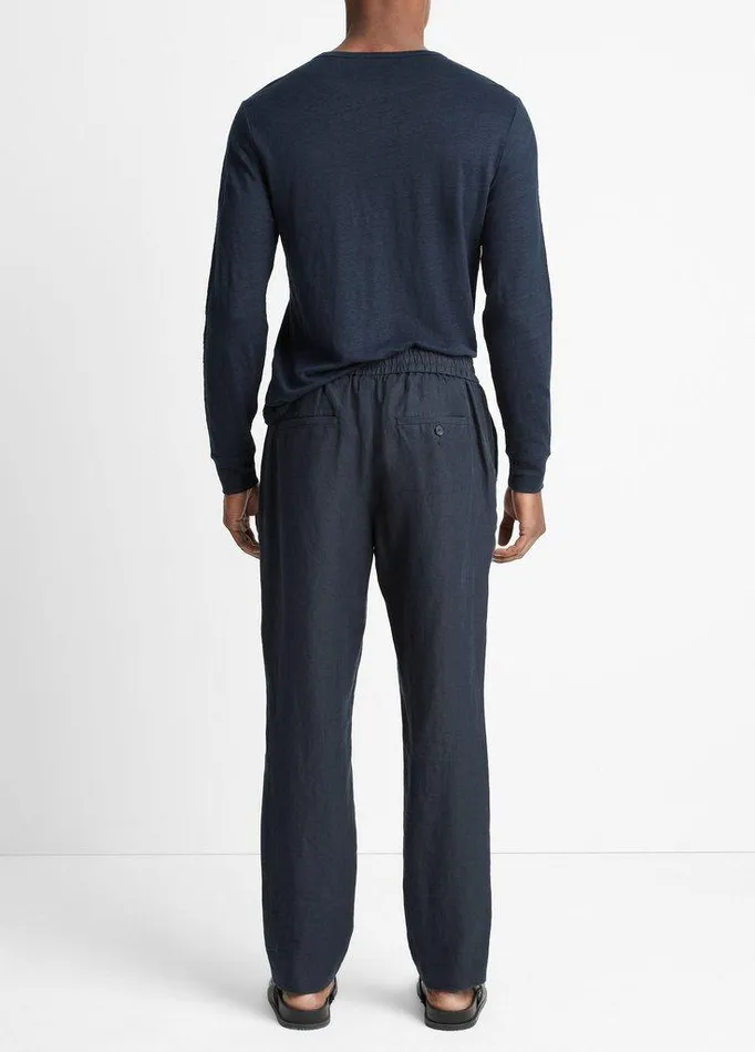 Pants Men Vince Lightweight Hemp Pant Coastal Blue Pants Men Vince Lightweight Hemp Pant Coastal Blue