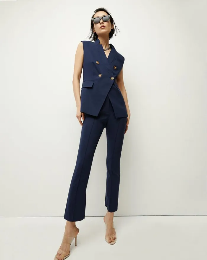 Pants Shop Veronica Beard Dell Pant Marine