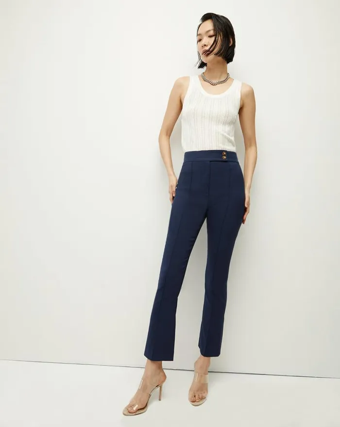 Pants Shop Veronica Beard Dell Pant Marine