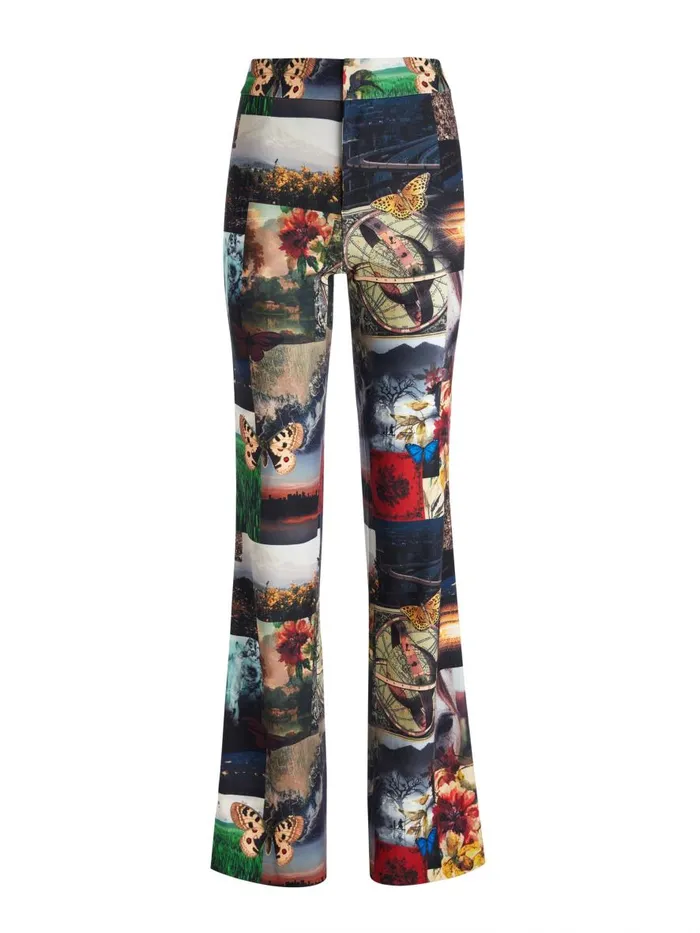 Pants Women Alice Olivia LIVI LOW RISE TROUSER Eco Fusion