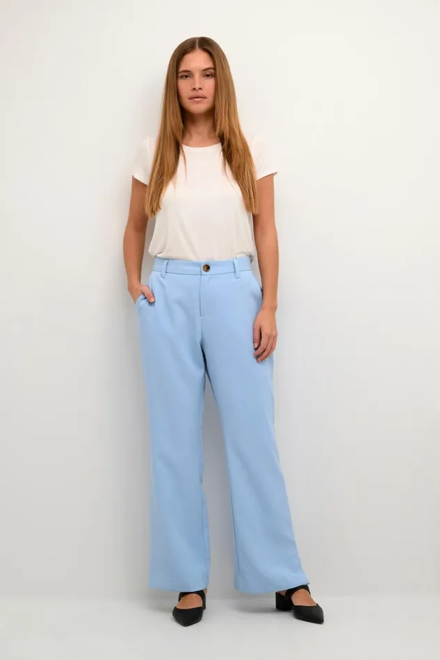 Pants Women CULTURE CUcenette Trousers Serenity