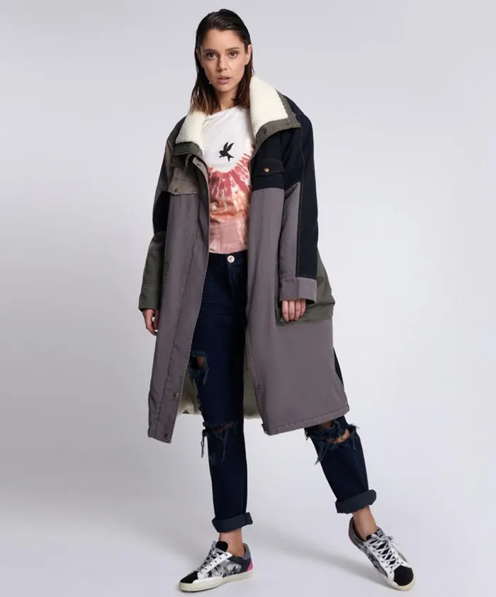 PATCHWORK UTILITY DEFENDER COAT Women One Teaspoon Jackets