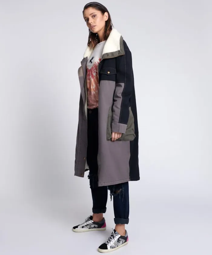 PATCHWORK UTILITY DEFENDER COAT Women One Teaspoon Jackets PATCHWORK UTILITY DEFENDER COAT Women One Teaspoon Jackets