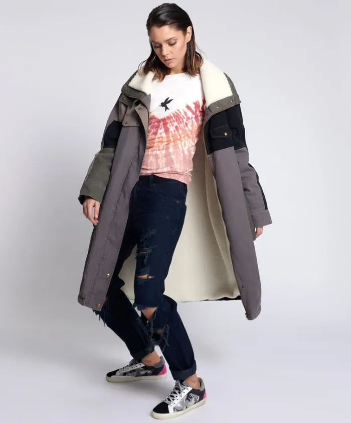 PATCHWORK UTILITY DEFENDER COAT Women One Teaspoon Jackets PATCHWORK UTILITY DEFENDER COAT Women One Teaspoon Jackets