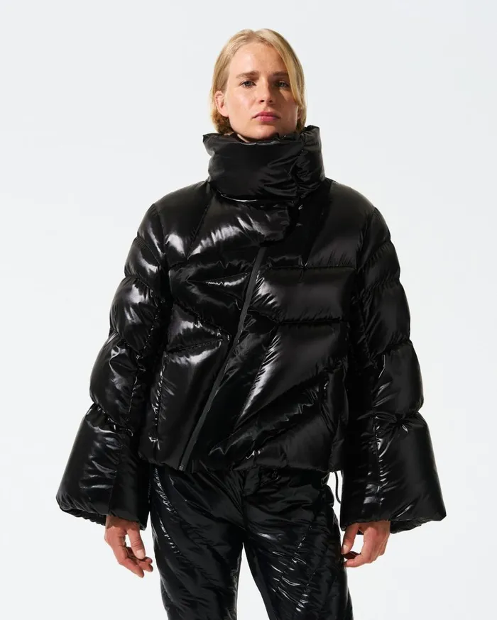 Perfect Moment Jackets Ariel Down Bomber Jacket Black Liquid 8211 Women