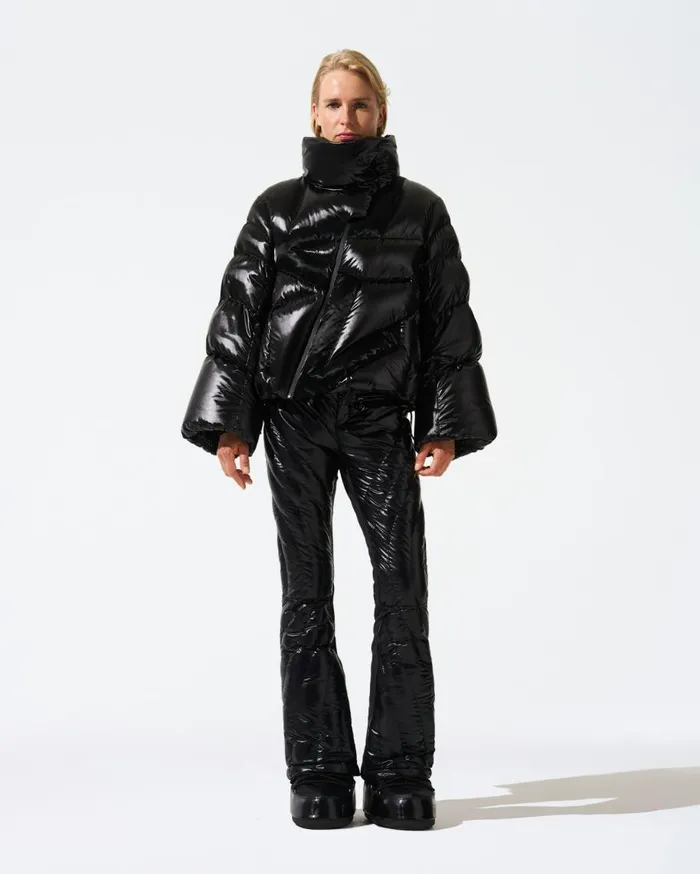 Perfect Moment Jackets Ariel Down Bomber Jacket Black Liquid 8211 Women