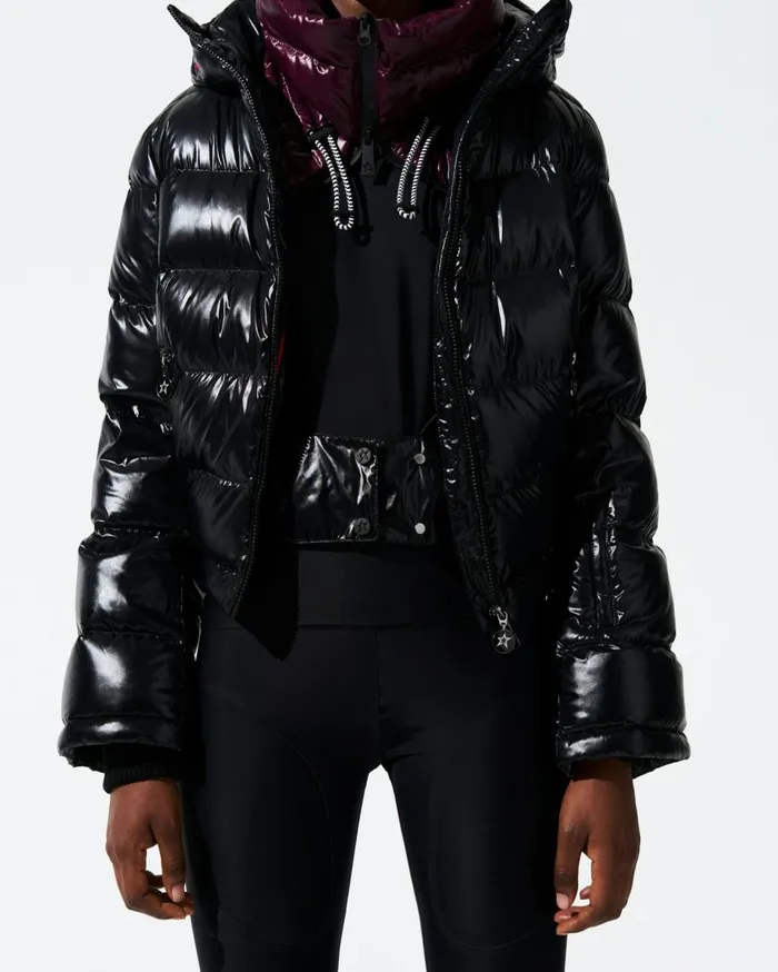 Perfect Moment Jackets Polar Flare Down Jacket Black Cire 8211 Women
