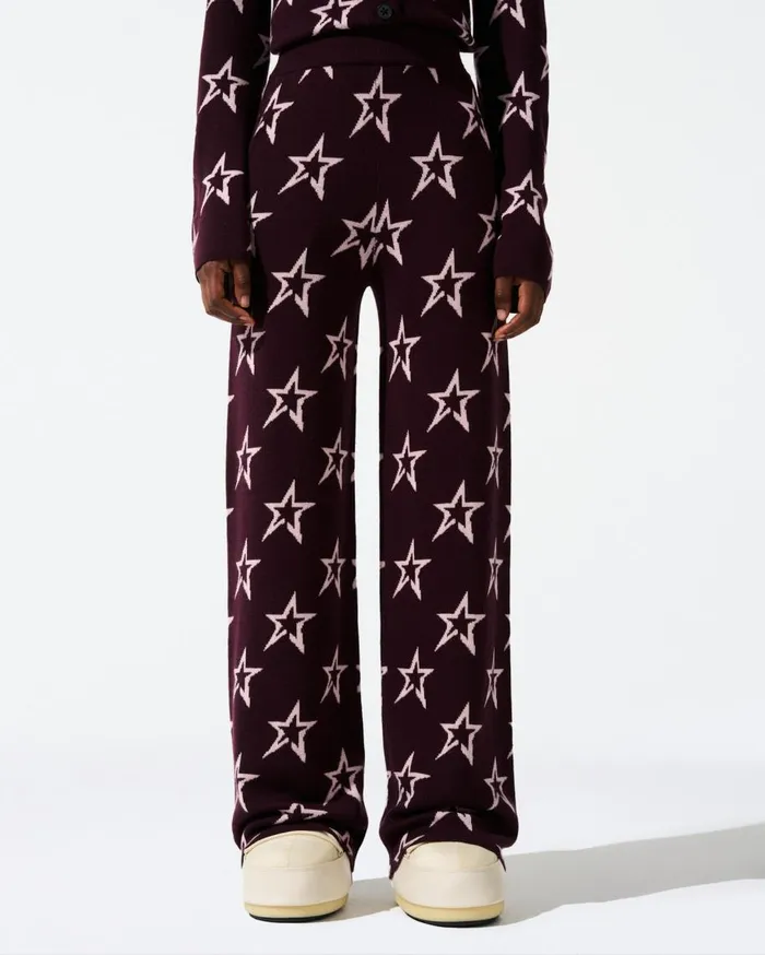 Perfect Moment Leggings Chalet Merino Wool Knitted Pant Burgundy 8211 Women