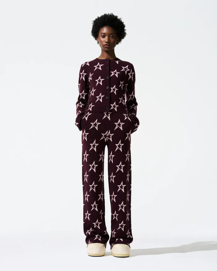 Perfect Moment Leggings Chalet Merino Wool Knitted Pant Burgundy 8211 Women