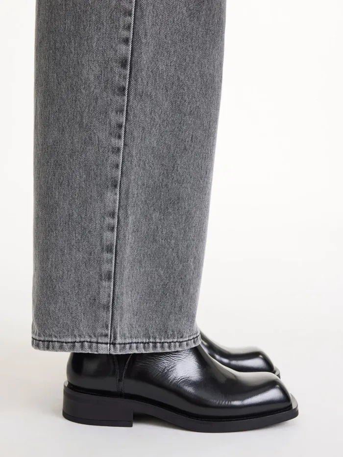 Perlla Leather Boots Black Women By Malene Birger Shoes