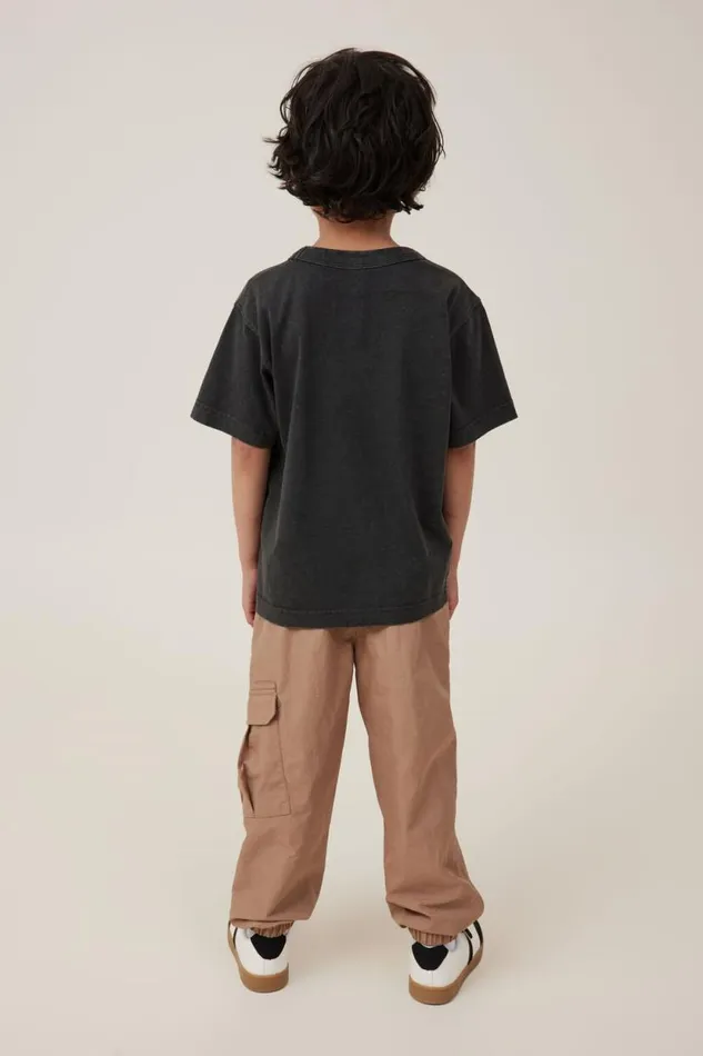 Pete Parachute Pant Taupy Brown Boys Cotton On Pants and Jeans Pete Parachute Pant Taupy Brown Boys Cotton On Pants and Jeans