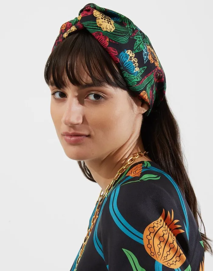 Pinup Headband Night Garden Women La Double J Hair Accessories Pinup Headband Night Garden Women La Double J Hair Accessories