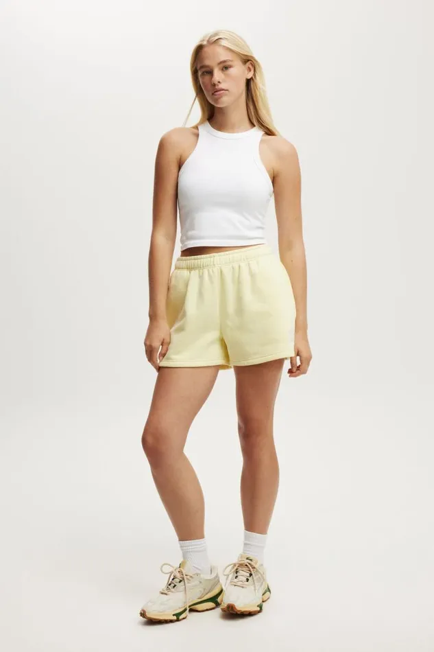 Plush Essential Gym Short Yellow Dreamwellness Club Women Cotton On Sweats and Hoodies Plush Essential Gym Short Yellow Dreamwellness Club Women Cotton On Sweats and Hoodies