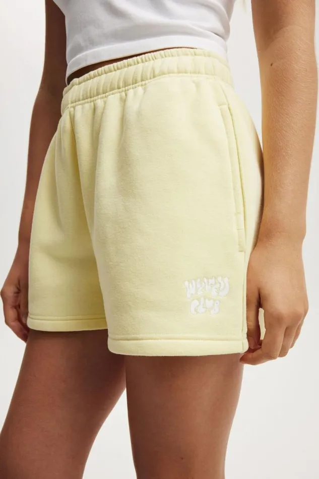 Plush Essential Gym Short Yellow Dreamwellness Club Women Cotton On Sweats and Hoodies Plush Essential Gym Short Yellow Dreamwellness Club Women Cotton On Sweats and Hoodies