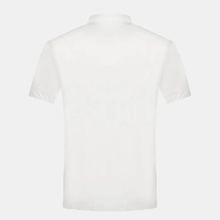 Polos Shirts Men Le Coq Sportif Coq D039or Shirt Manches Courtes Marshmallow