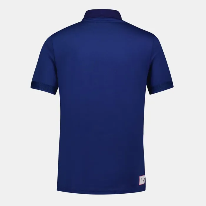 Polos Shirts Men Le Coq Sportif Paris 2024 Polo Shirt Blue Depths