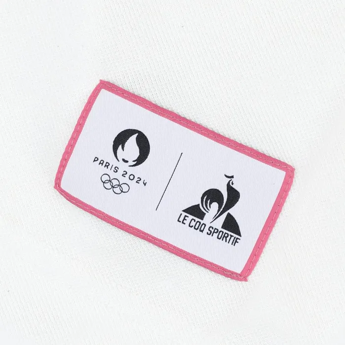 Polos Shirts Men Le Coq Sportif Paris 2024 Polo Shirt Marshmallow