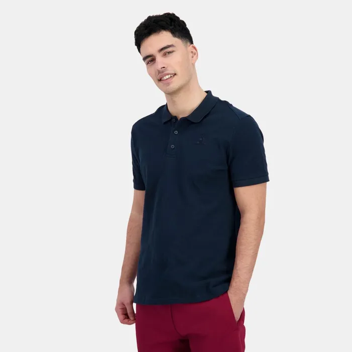 Polos Shirts Men Le Coq Sportif Ton Sur Ton Polo Shirt En Jersey Piqu Coton Dark Velvet Polos Shirts Men Le Coq Sportif Ton Sur Ton Polo Shirt En Jersey Piqu Coton Dark Velvet