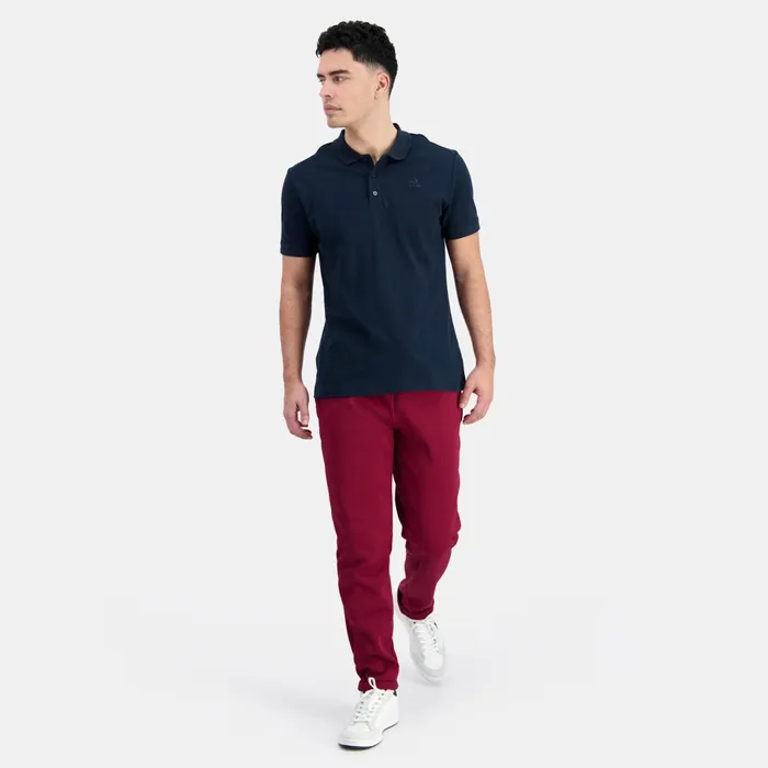 Polos Shirts Men Le Coq Sportif Ton Sur Ton Polo Shirt En Jersey Piqu Coton Dark Velvet Polos Shirts Men Le Coq Sportif Ton Sur Ton Polo Shirt En Jersey Piqu Coton Dark Velvet