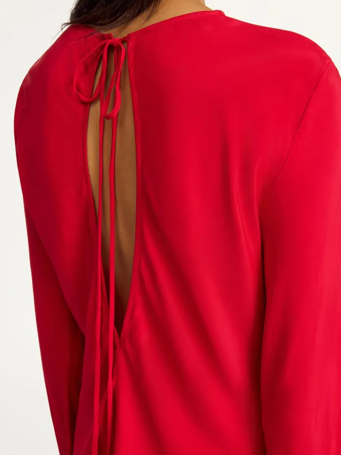 Pricilla Top Dark Chilli Women By Malene Birger Tops and Blouses