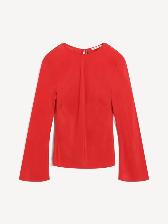 Pricilla Top Dark Chilli Women By Malene Birger Tops and Blouses