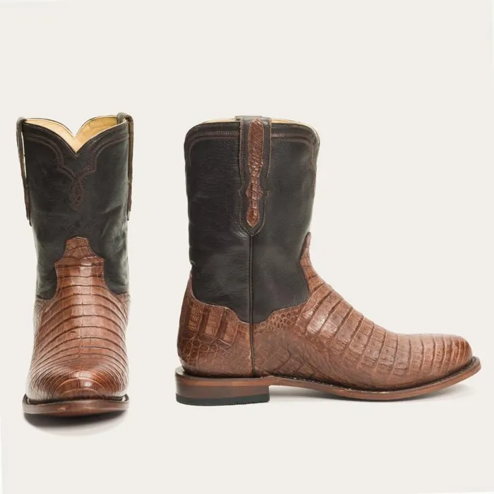 Puncher Exotic Boots Brown Men Stetson Western