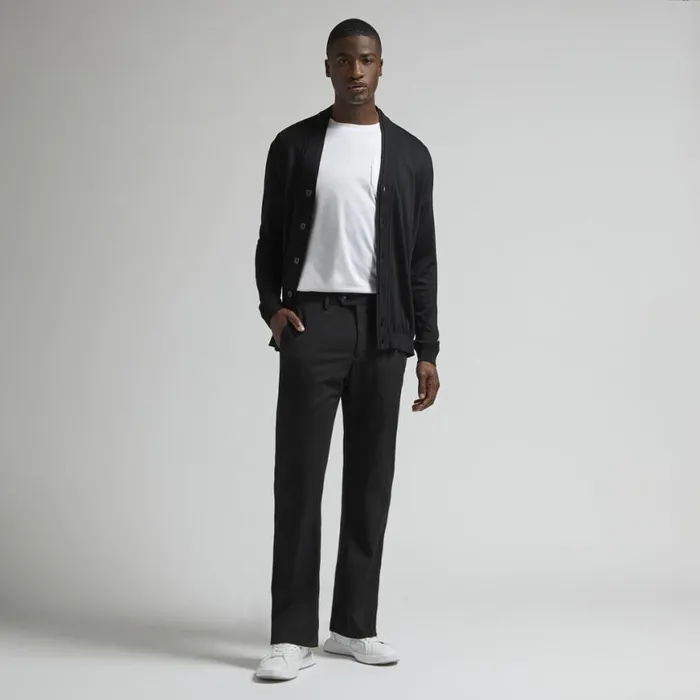 Ready To Wear Men GFORE FINE MERINO WOOL CARDIGAN Onyx Ready To Wear Men GFORE FINE MERINO WOOL CARDIGAN Onyx