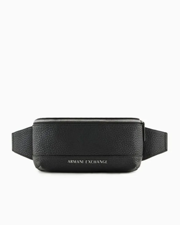 Rectangular Pouch Black Men Armani Belt Bags