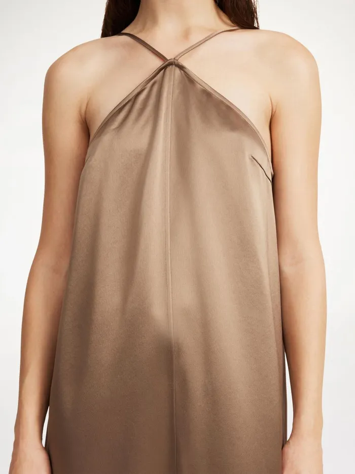 Reganne Maxi Dress Shitake Women By Malene Birger Dresses