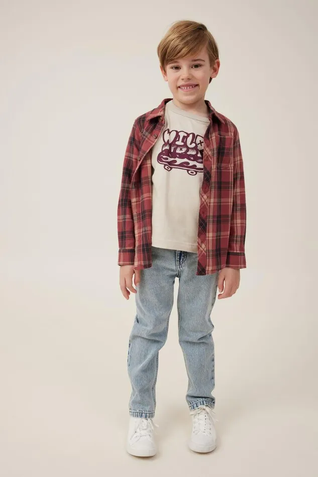 Regular Fit Jean Bells Light Blue Boys Cotton On Pants and Jeans Regular Fit Jean Bells Light Blue Boys Cotton On Pants and Jeans