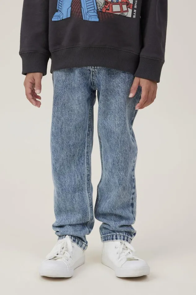 Regular Fit Jean Byron Mid Blue Boys Cotton On Pants and Jeans