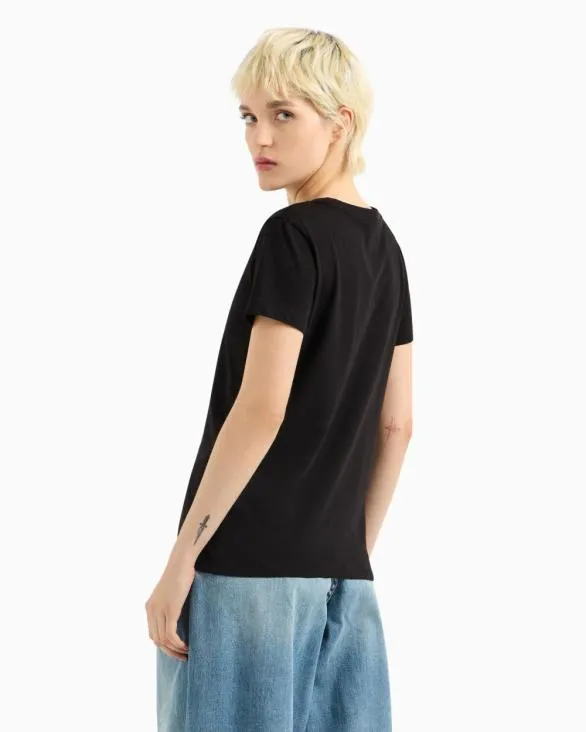 Regular Fit TShirts Black Women Armani TShirts Regular Fit TShirts Black Women Armani TShirts