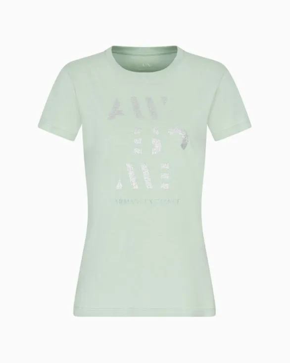 Regular Fit TShirts Green Women Armani TShirts